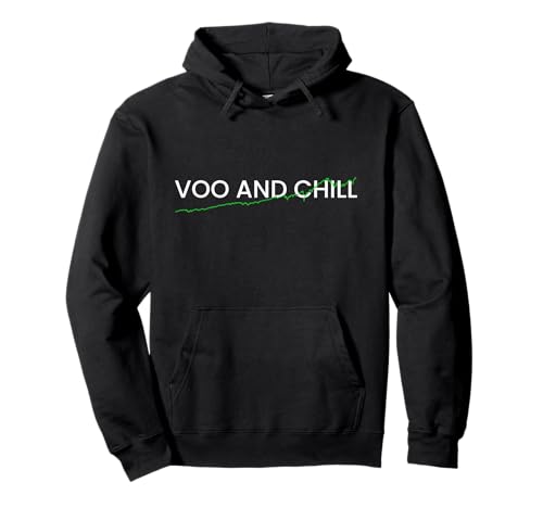 VOO and Chill Stock Market Graph Pullover Hoodie