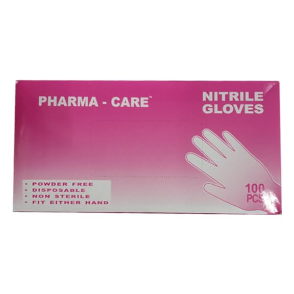 eVasavamba Pharma-Care Nitrile Gloves | Food Grade, Powder Free, Disposable, Non-Sterile | Multi-Purpose | A++ Grade | Black (Medium) (50 Pairs/ 100 Pcs) (B0D9VX5TT8) Amazon Price History, Amazon Price Tracker