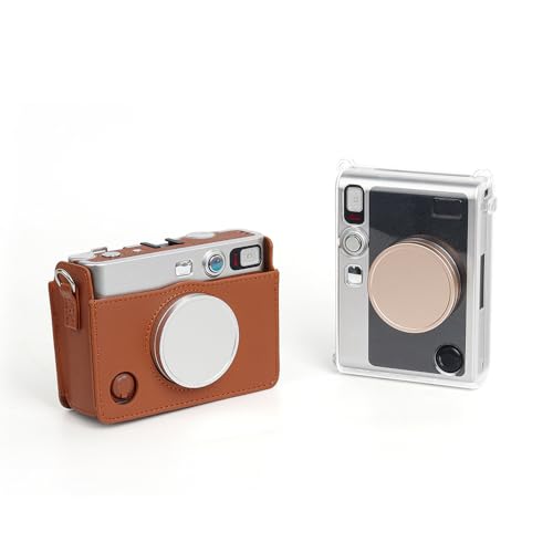 Generic Lens Cap For Instax Mini Evo, Aluminum Dustproof Waterproof Lens Cover Camera Lens Protective Cover Accessories (Rose Gold)