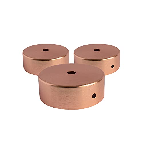 AMARCORDS Deckenrosetten Aus Metall, Weiß - Komplettset Für Lampenmontage