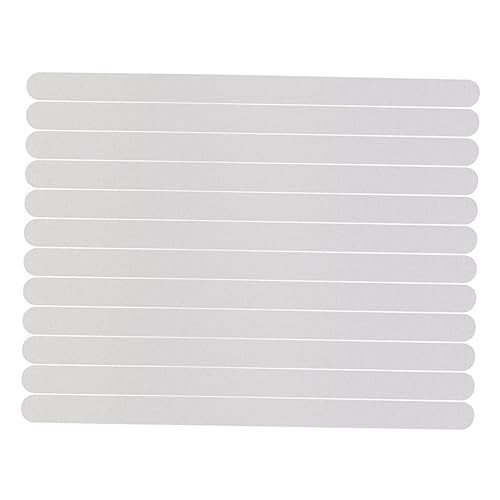 KONTONTY 24pcs Transparent Slip Bath Safety Strips Adhesive Stickers for Bathtubs Showers Floors and Stairs Non Slip Treads for Bathroom Safety