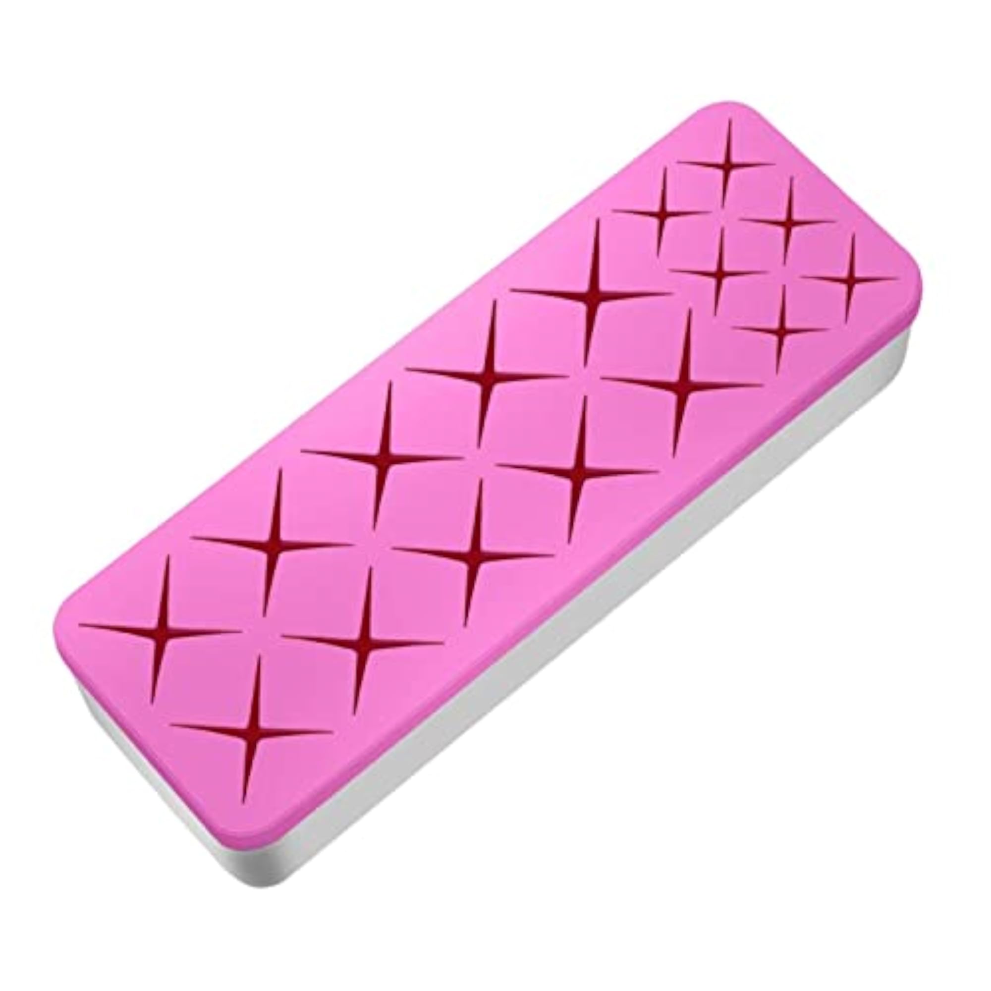Lip Gloss Organizer for Women, Rose Red Desktop Storage