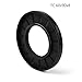 XiKe 1PC Oil Seal, Lip Seal, TC 60mm x 90mm x 8mm, Nitrile Rubber Double Lip Spring-Loaded Oil Shaft Seal, Designed for Bearing Shaft, Black
