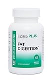 Lipase Plus Digestive Enzymes – Supports Fat Digestion & Nutrient Absorption – Enzyme Blend for High-Fat...