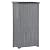 5.25ft Hx2.85ft L Outdoor Wooden Storage Sheds, Polibi Fir Wood Tool Organizer, Patio Storage Cabinet with Double Lockable Doors, 3-Tier Shelves and Waterproof Asphalt Roof for Garden Backyard