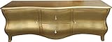 Farbe: Gold, Antik-Look Casa Padrino Barock Fernsehkommode Gold Antik-Look 173 cm - Fernsehschrank - Sideboard