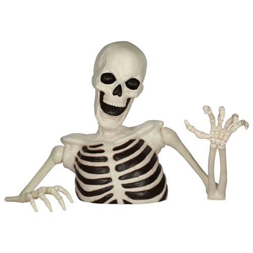Seasons 48 Halloween Giant Ground Breaking Skeleton Halloween Decoration for Outdoor Yard and Porch