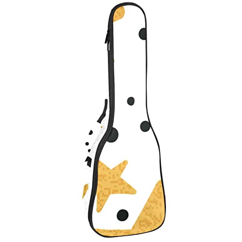 Sac ukulélé ténor le cadeau de Noël idéal avec motifs dorés faits main