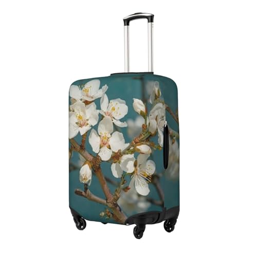 Almond Blossom Luggage Covers for Suitcase Tsa Approved, Spandex Elastic Suitcase Cover Protector Washable Anti-Scratch Travel Baggage Cover Fit 18-32 Inch Luggage2