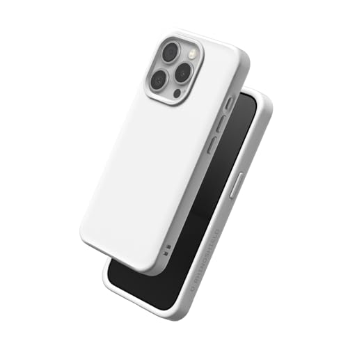 Coque iPhone 15 Pro Max RhinoShield SolidX blanche antichoc
