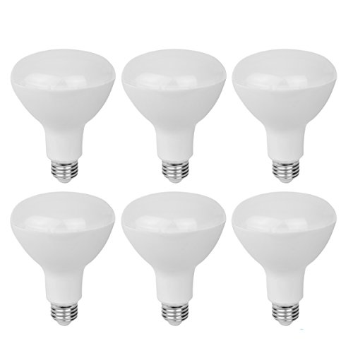 6-Pack Br30 Led Light Bulbs,Warm White,15W (100 Watt Equivalent),Dimmable,1350 Lumens,120° Beam Angle,Ul-Listed And Energy Star Approved #TOP3