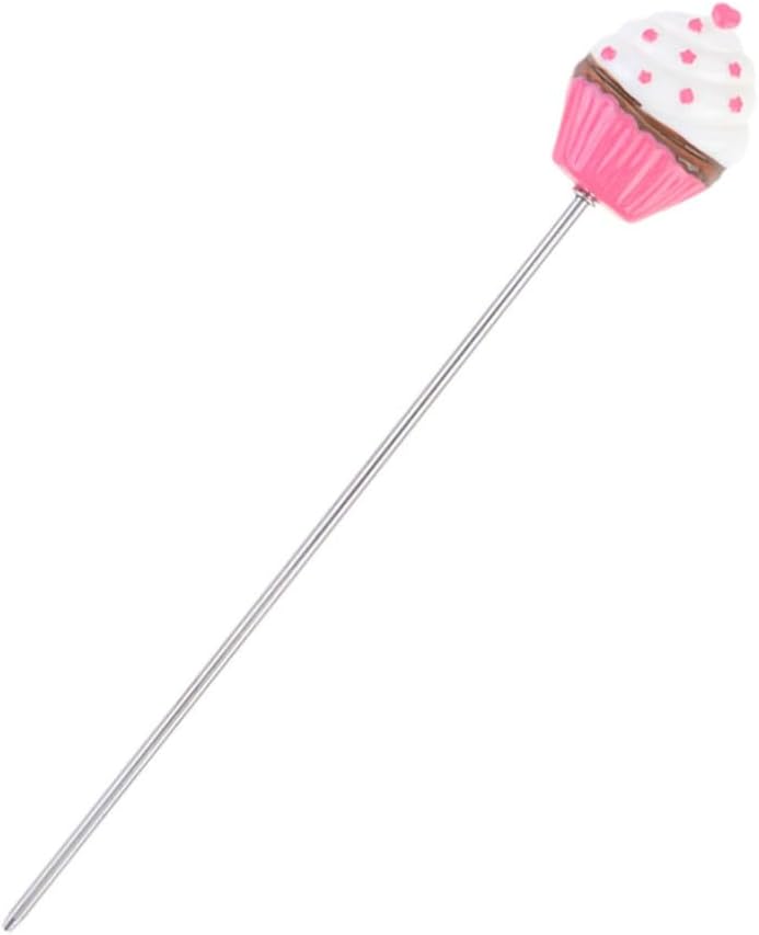 4pcs Stainless Steel Probes Heart-shaped Baking Tool for Muffins Cupcakes and Bread Home Bakers and Easy to Clean