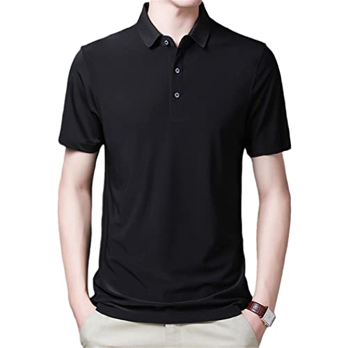 Polo homme de bureau coupe ample look coréen idéal pour les journées d'été