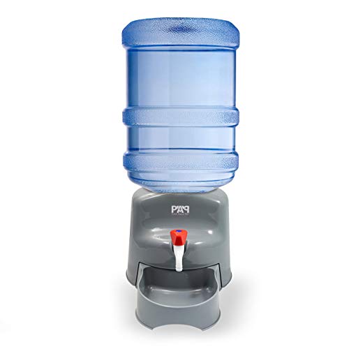 Pure Aqua Pet Water Dispenser (Fits 5 Gallon Bottles) Smart, Upright Design | NOT Automatic | Supports Small, Medium, Large Cats and Dogs | Heavy-Duty, BPA-Free Plastic