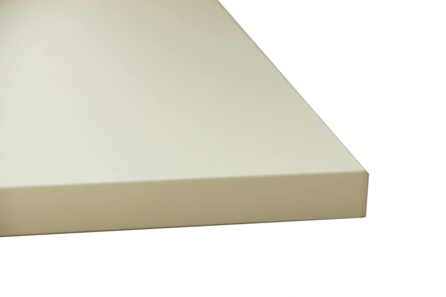 Geschirrspülerfront voll-, teilintegrierte Spülmaschinen, Geschirrspülertür in Creme Magnolia - 594 x 715 mm, 19mm Stärke