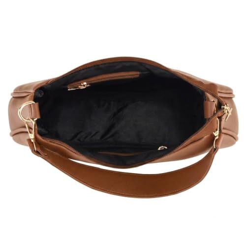 AshcrafZee Brown Medium Hobo Sling Bag - Image 5