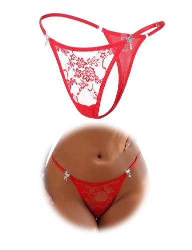 Look seducente: perizoma sexy a vita bassa con strass scintillanti e ampi cut-out mette perfettamente in scena la tua sensualità e accende il tuo irresistibile splendore