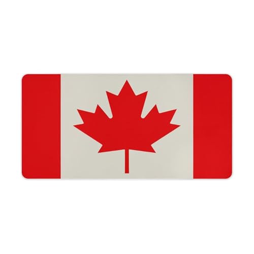 Desk Pad Protector 24x12 Inch Extended Retro Canada Flag miniatura 5