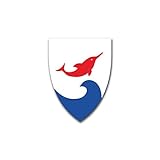 Konturgeschnittener Sticker Aufkleber/Sticker Zerstörer 4 Z4 Marine Kennung D178 Wappen 7x5cm A1444
