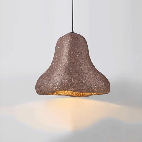 Lampe suspendue japonaise vintage et lustre design Wabi-Sabi