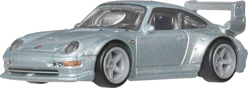Image of Hot Wheels Premium Car Culture Collectible Toy Car, 1:64 Scale Die-Cast Porsche 993 GT2