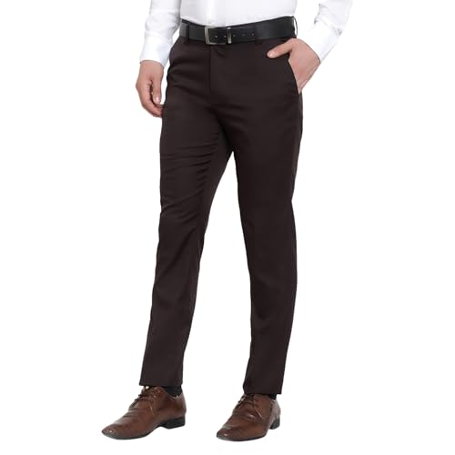 Image of Men's Formal Trouser for Men | Regular Fit Office Wear Pant | Business Casual Trousers | Comfortable Formal Pants for Office, Work