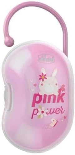Chicco - Box für 2 Schnuller mit Griff - 1 x - Rosa