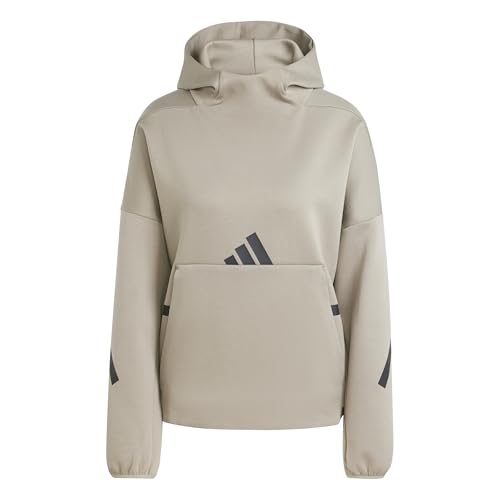 Adidas ZNE Hoodie XS argile pour éviter le coup de froid après l'effort