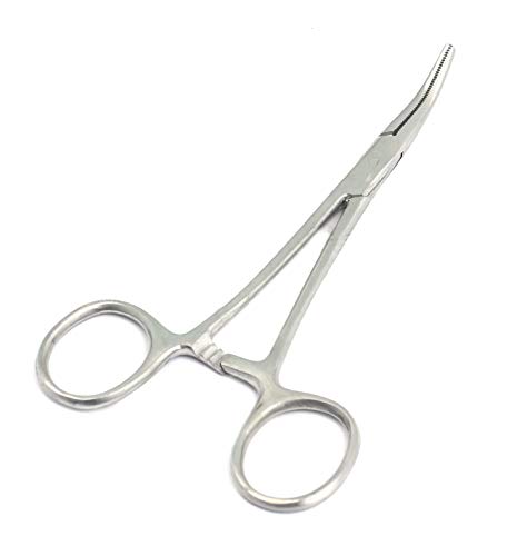 OdontoMed2011 Hair Puller Remover Stainless Steel HEMOSTAT Locking CRILE Forceps 5.5