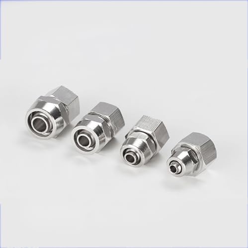 Tool Part For Twist Fit 4/6/8/10/12mm OD Hose X 1/8 1/4 3/8 1/2 BSP Female Pneumatic Quick Screw Air Fitting - (Color: 4mm / Specification: 1/4