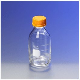 Pyrex Brand Media Bottles, Graduated - 100 mL (3.4 oz.) (Case of 12)