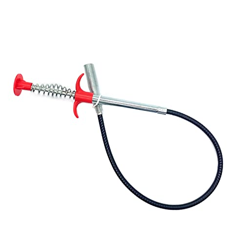 Peslogy Claw Pick Up Tool Drain Unblocker Snake Tools Flexible Spring Bendy Drain Rods Lifting Grabber Kitchen Sink Cleaning Hook Pipe Dredging Tool for Kitchen Sink Bathroom Tub Toilet (22.6")