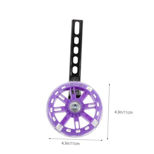 Ruedas de Entrenamiento para Bicicleta Gogogmee Morado 1 pulgada Paquete de 1 par