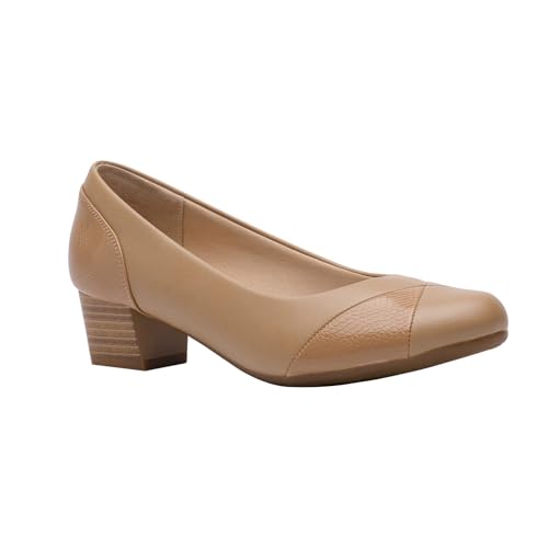 Image of Women's Orthopedic Loafers Comfortable Low Heel Slip On Dress Shoes with Arch Support for All Day Comfort