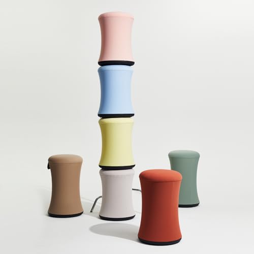 Image of TopJob Boba Chair Stylish Ergonomic Active Wobble Stool, ADHD Chair, Improves Posture and Focus, Ergonomic with Height Adjustable Stool for Adults Children for Home Office