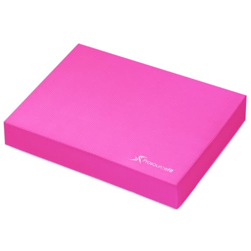 Image of ProsourceFit Exercise Balance Pad, Non-Slip Cushioned Foam Mat & Knee Pad for Fitness and Stability Training, Yoga, Physical Therapy