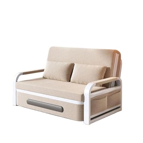 Hhmmei2024-23 Sillón Plegable Cama telescópica Multifuncional, sofá Plegable for balcón(Pequeño)