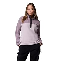 Columbia Damen Benton Springs 1/2 Snap Pull Over 2 Fleece-Überziehhilfe, Lavender Pearl/Shale Purple/Shark, S EU