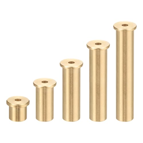 YELARXI Golf Brass Tip Weights 5Pcs 2/4/6/8/10g for 0.355"/0.370" Shaft