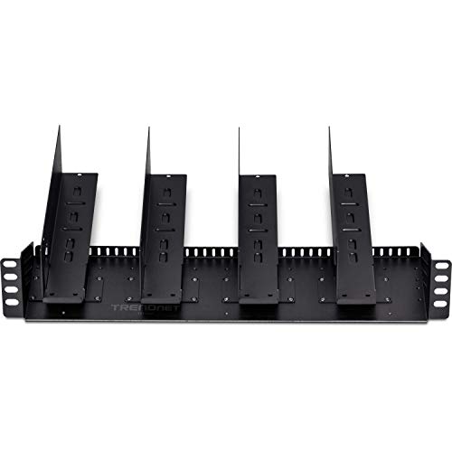 Image of TRENDnet 19 inch Rackmount Industrial Power Supply Vertical Chassis, TI-R4U, 4U Wall Mount Bracket, 2U Rack Mount Design, Designed for TI-RSP100048 Power Supplies (Sold Separately), Steel Construction