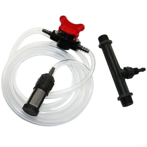 Kit de riego, kit de inyector de fertilizante Venturi automático con interruptor de tubo de agua de 1/2 pulgada, dispensador de fertilizante en línea Kit de riego, kit de inyector de fertilizante Venturi automático con interruptor de tubo de agua de 1/2 pulgada, dispensador de fertilizante en línea