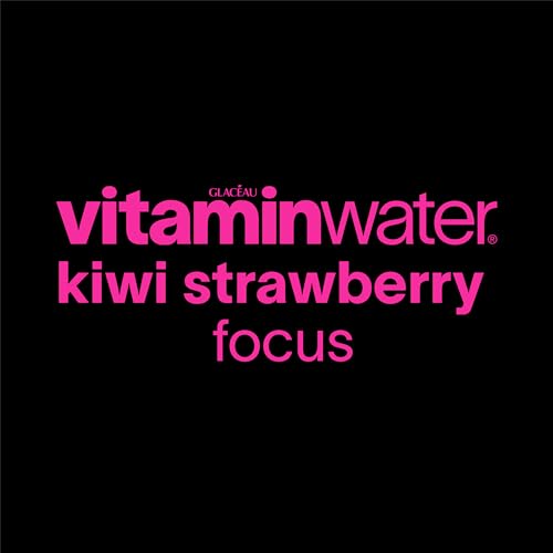 Image of vitaminwater Focus Kiwi Strawberry Nutrient Enhanced Flavored Water Beverage, 20 fl oz Bottles, 12 Pack