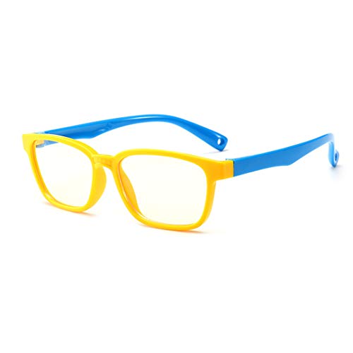 Tofox Lunettes Anti Fatigue Ordinateur Anti Lumière Bleue Enfant Bébé Garçon et Fille Lunettes Gaming PC Mobile TV Lunettes Anti Fatigue Ordinateur
