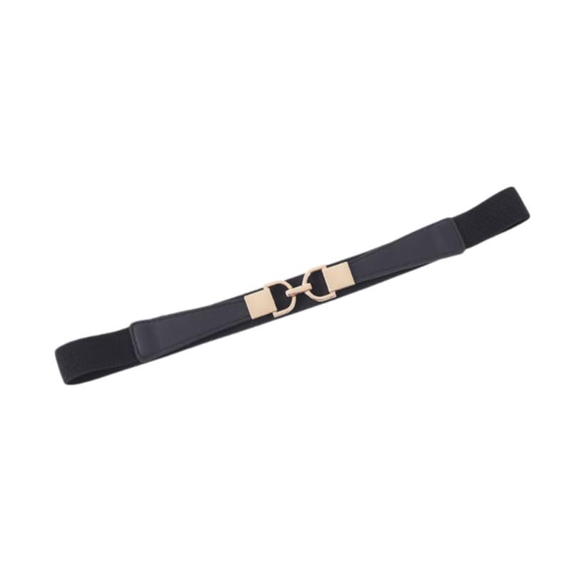Women'S Black Stretchable Elegant Retro Buckle Elastic Waist Belt – Stylish Thin Design Perfect For Dresses, Sarees, And Jeans-image-26