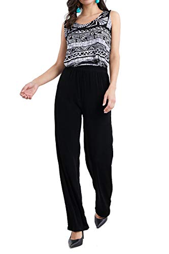 Jostar Women's Elastic Waist Pants – Pull On Acetate Non Iron Stretch Straight Leg Relaxed Fit Basic Trouser