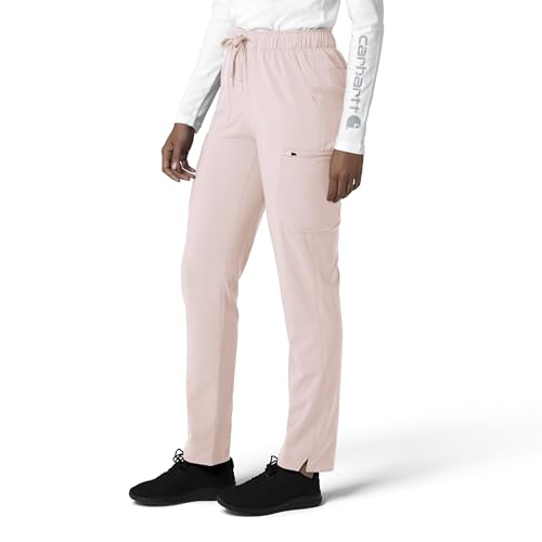 Carhartt Force Cross-Flex Women's Straight Leg Cargo Scrub Pant, Soft Rose - image 2