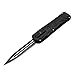 Microtech OEM Transporter Petit Couteau Pliant Outil de poche Couteau de Survie Premium acier Couteau métal Chasse portable Couteau Multi outils à main noir Couteau Extérieur pocket knife/avec clip