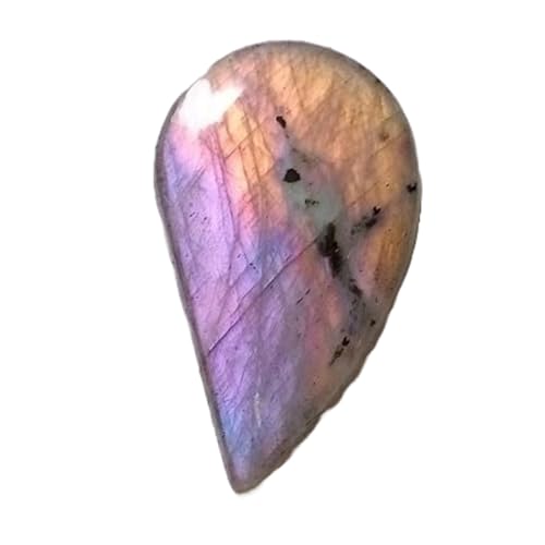 Labradorite violette naturelle de qualité supérieure pour bague et pendentif