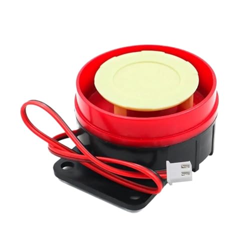WUZDPRCJ 1PCS SFN-55 High Decibel 105dB 12V 3000Hz Passive Buzzer with Connector Alarm AC Anti-theft device(1PCS SFN-55 2P2.54)