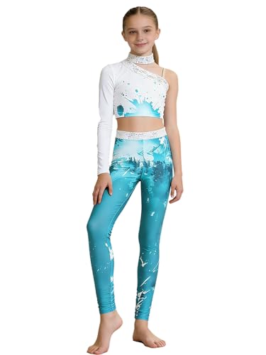 Tenue de sport enfant anti-froid pour patinage sur glace et gym artistique